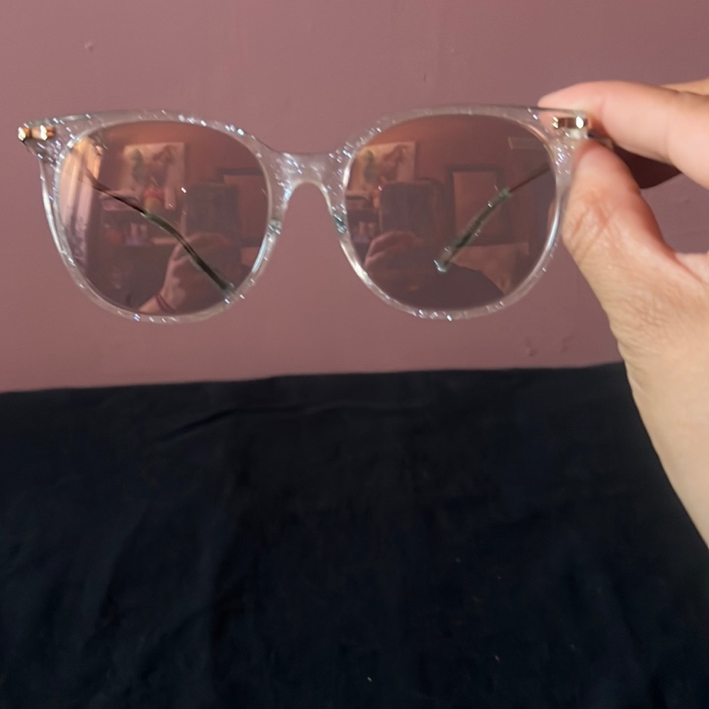 BOUCHERON crystal gold sunglasses made in Italy